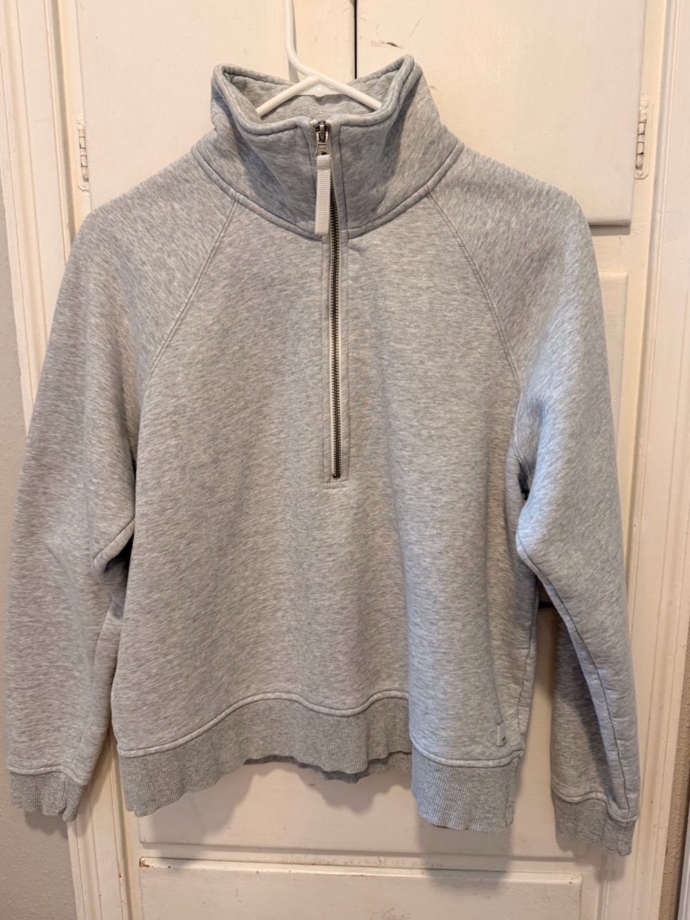 Vuori Light Gray Half Zip